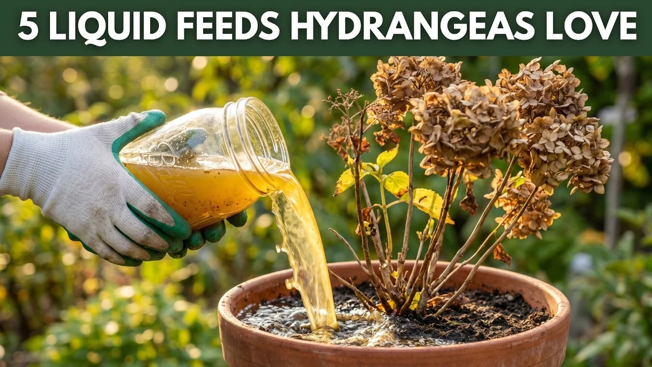 5 Natural Fertilizers That Work Instantly to revive Dead Hydrangeas - Featured Image