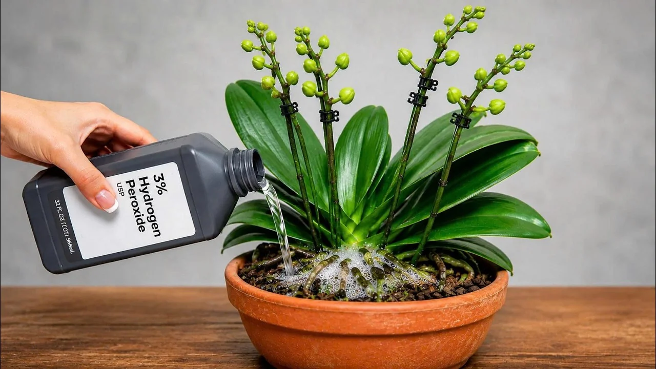 How Hydrogen Peroxide Boosts Orchid Roots and Blooms? - Featured Image