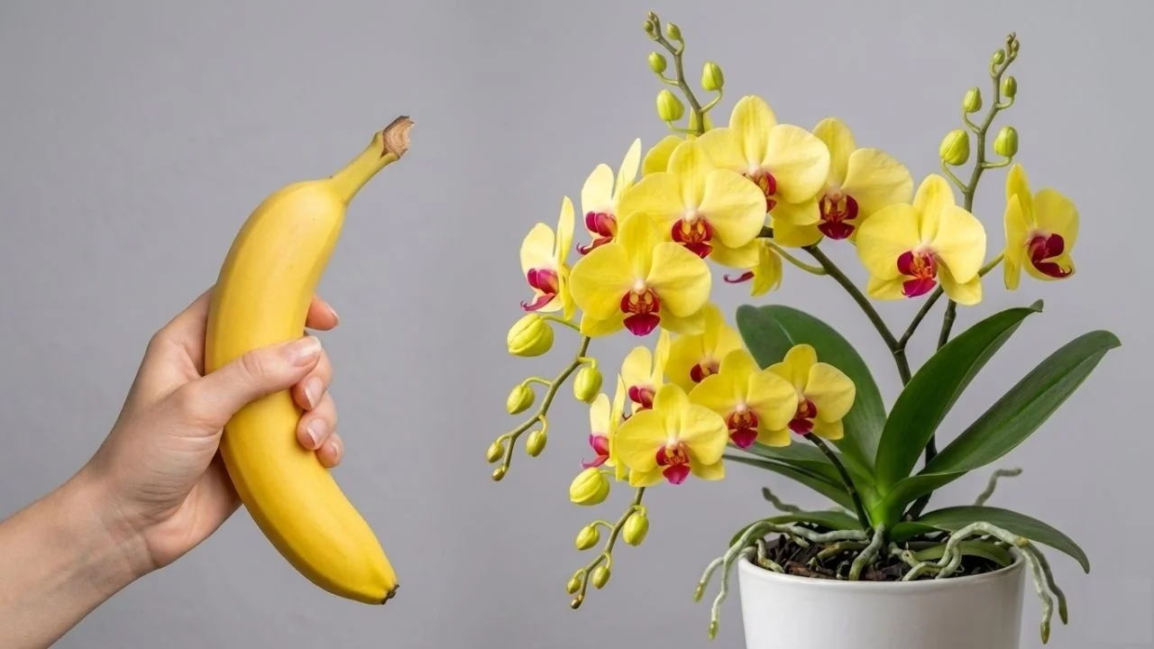 How This Simple Trick Helps Orchids Bloom Faster Using Bananas? - Featured Image