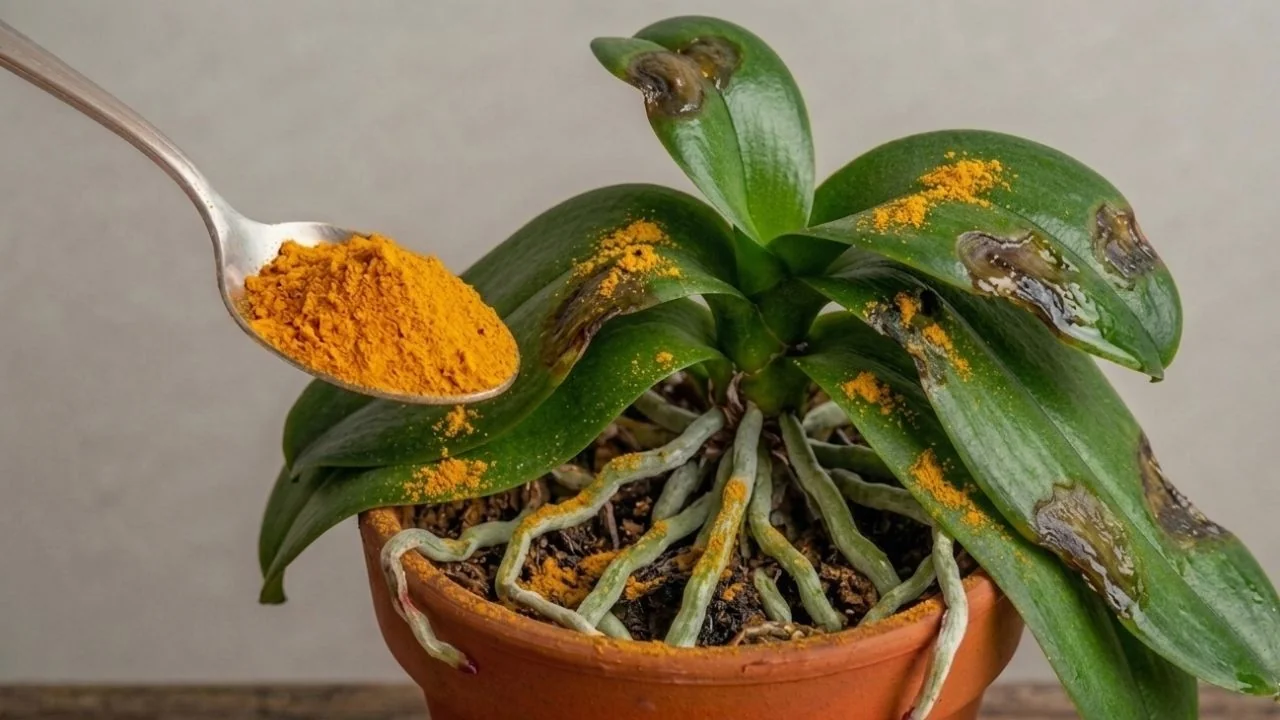 How Turmeric Powder Boosts Orchid Roots and Blooms? - Featured Image