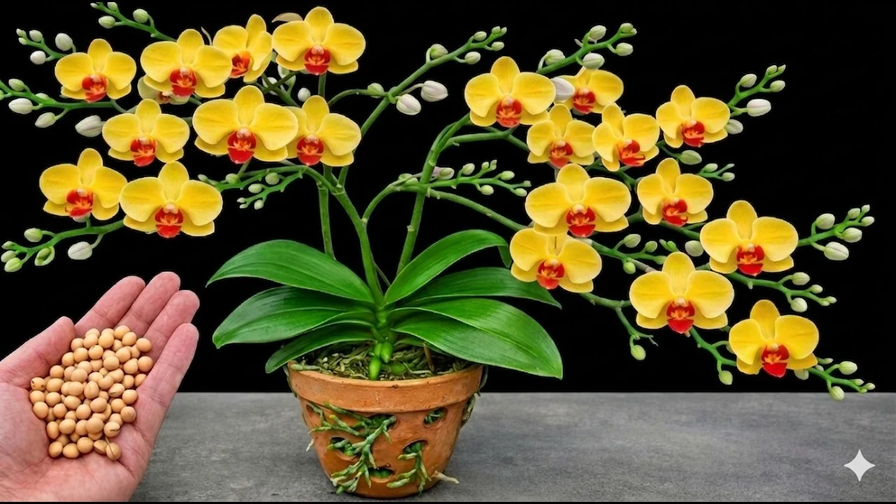 One Spoonful Revives Withered Orchid Branches to Bloom - Featured Image